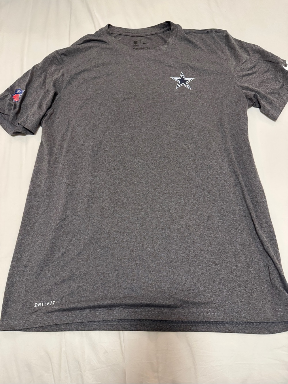 Nike Gray Dallas Cowboys Short-Sleeve Dri-FIT Tee